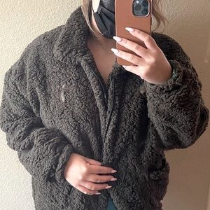 Unworn teddy fleece jacket